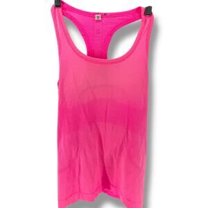 Lululemon Swiftly Tech Womens Size 4 Hot Pink Racerback Tank Athletic
